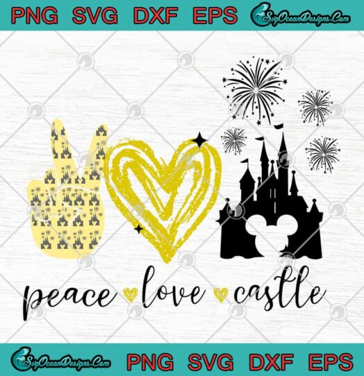 Disney Peace Love Castle