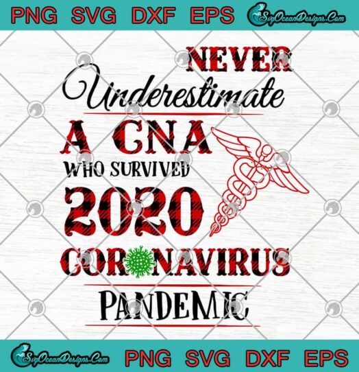 Never Underestimate A CNA Who Survived 2020 Coronavirus Pandemic svg