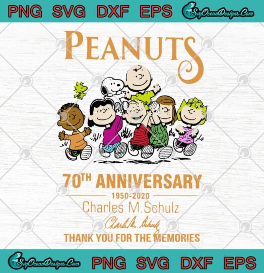 Peanuts 70th Anniversary 1950 2020 Charles M