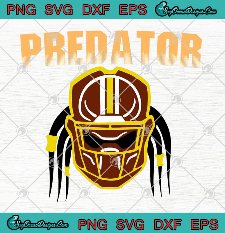 Predator SVG PNG EPS DXF Cutting File Cricut File Silhouette Art