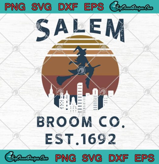 Witch Salem Broom Co Est 1692