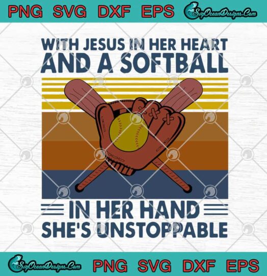 With Jesus In Her Heart And A Softball In Her Hand Shes Unstoppable