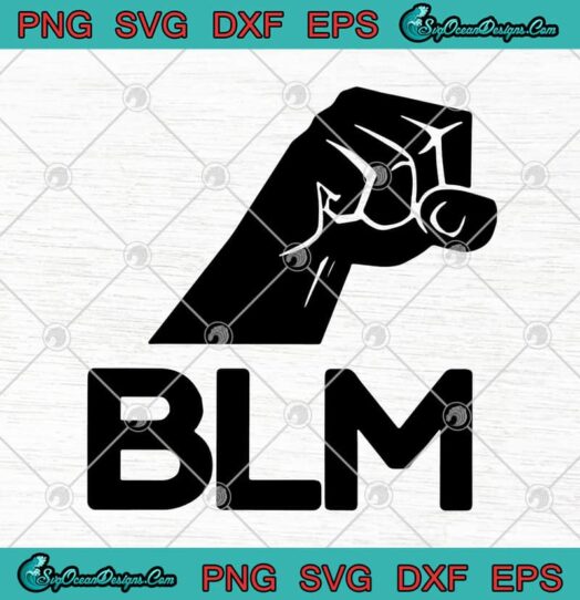 BLM Black Lives Matter Strong Hand