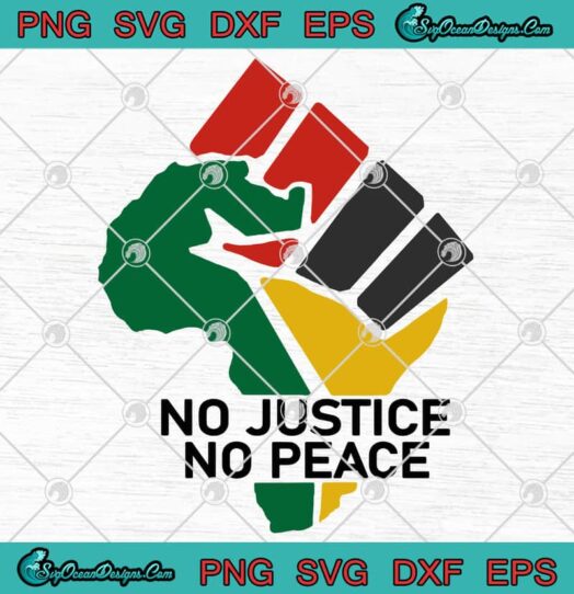 No Justice No Peace svg