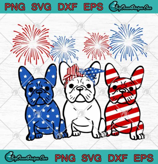 Pugs American Flag 4th Of July
