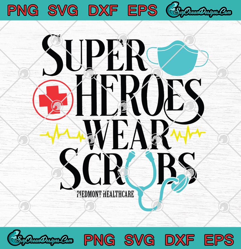 Download Superheroes Wear Scrubs Piedmont Healthcare SVG PNG EPS ...