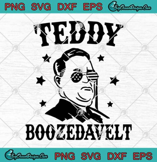Teddy Boozedavelt 4th July svg