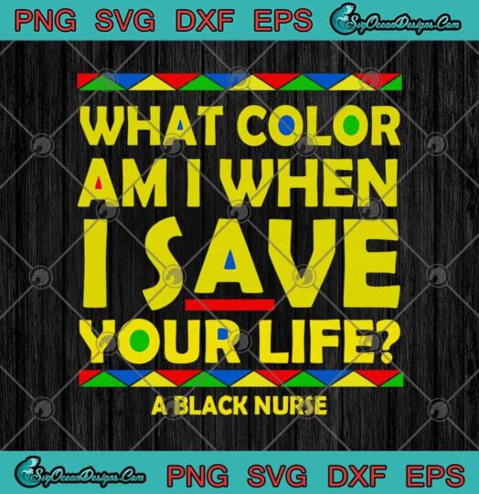 What Color Am I When I Save Your Life A Black Nurse