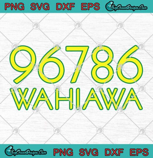 96786 Wahiawa svg