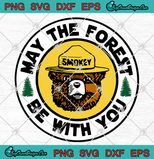 Bear Texas May The Forest Be With You svg