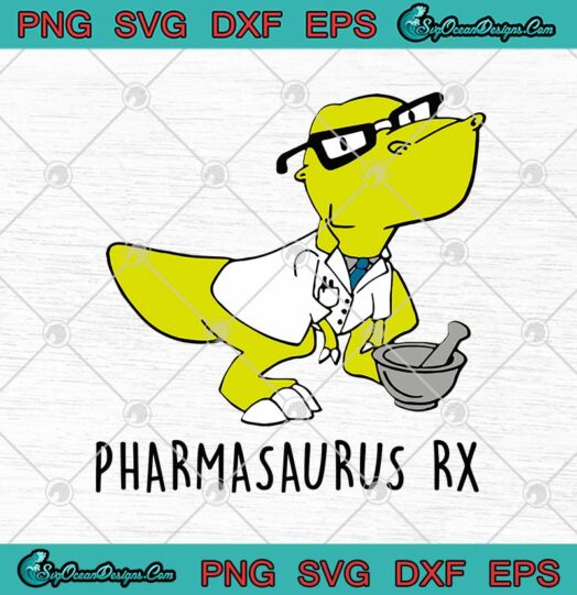 Dinosaur Pharmacist Pharmasaurus RX Funny