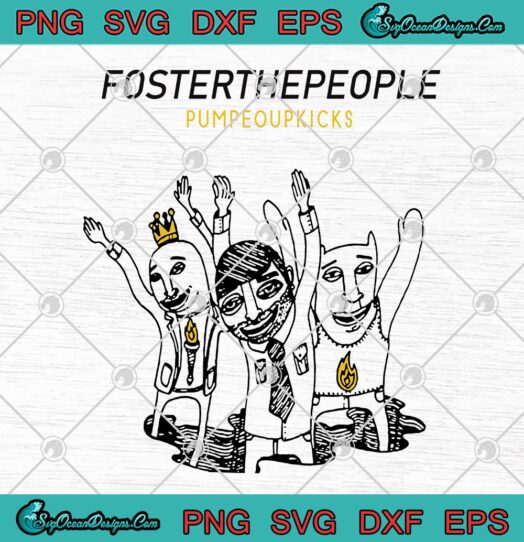 Discogs Foster The People Pumped Up Kicks svg