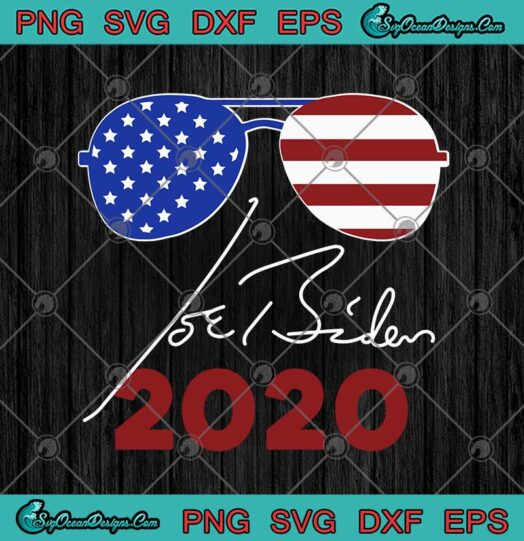 Joe Biden 2020 Sunglasses American Flag Signature