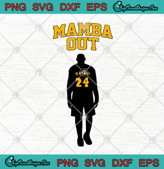 Kobe Bryant Mamba Out 24 Basketball