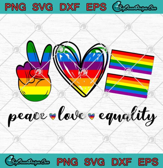 LGBT Peace Love Equality Funny