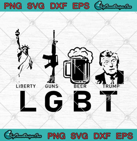 Liberty Guns Beer Trump LGBT