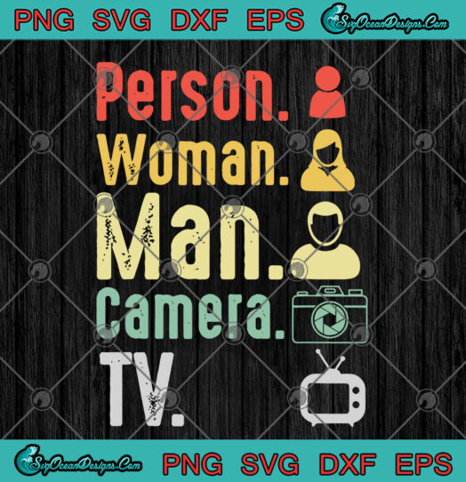 Person Woman Man Camera TV svg