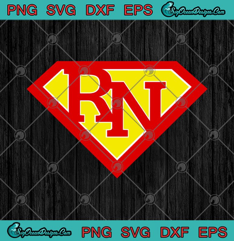 Super Nurse RN Registered Nurse - Superman Superhero Funny Nurse Hero ...