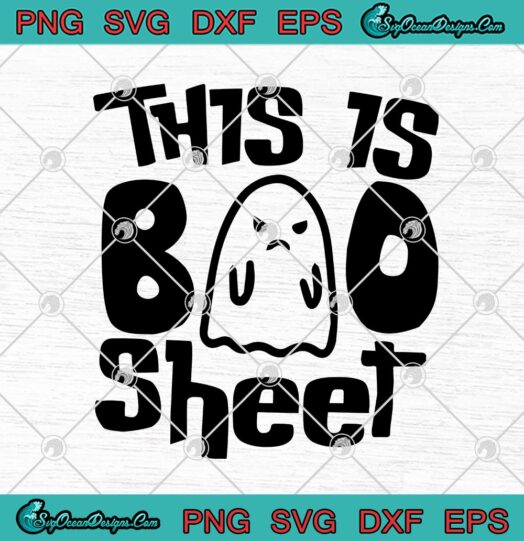 This Is Boo Sheet Funny Halloween Ghost