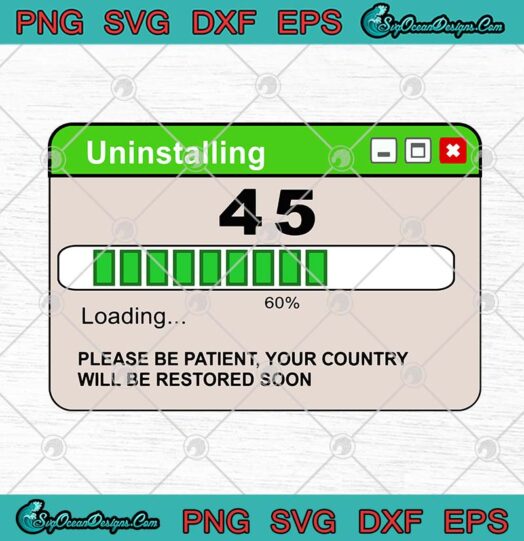 Uninstalling 45 Loading Please Be Patient Your Country Will Be Restored Soon