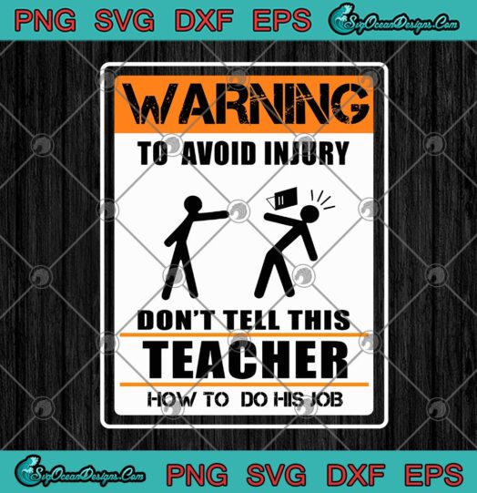 Warning To Avoid Injury Dont Tell This Teacher How To Do His Job