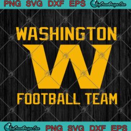 Washington Football Team SVG PNG EPS DXF - American Football Team Cricut File Silhouette Art