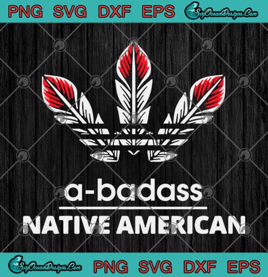 a badass Native American SVG