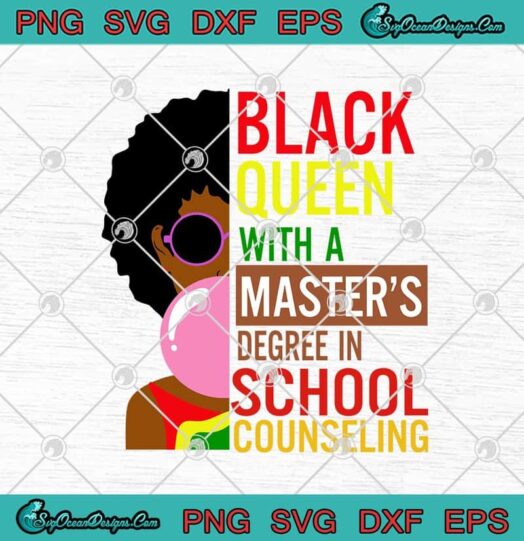 Black Queen With A Masters Degree In School Counseling