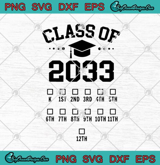 Class Of 2033 Kindergarten To Graduation Grow With Me