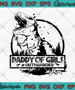 DAD Of Girls Outnumbered SVG, DAD 2020 SVG, Family SVG t shirt design  template - Buy t-shirt designs