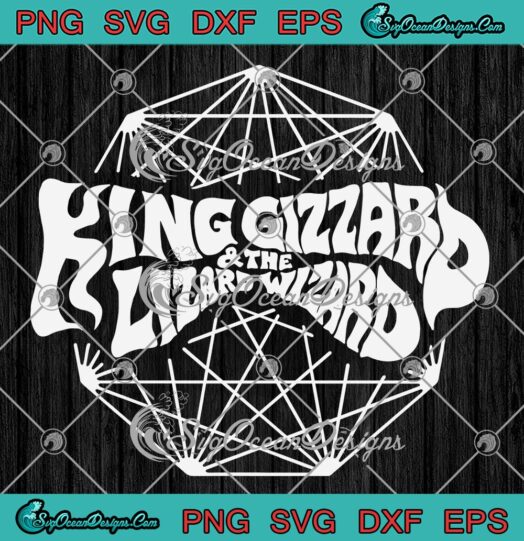 King Gizzard And The Lizard Wizard SVG PNG EPS DXF Cricut File Silhouette Art