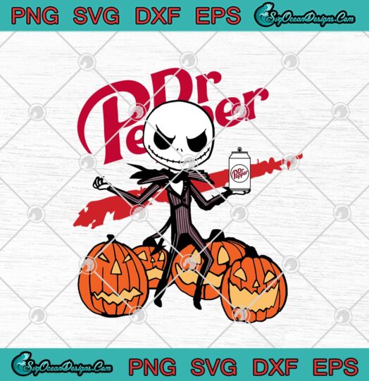 Dr Pepper Jack Skellington Pumpkin Halloween