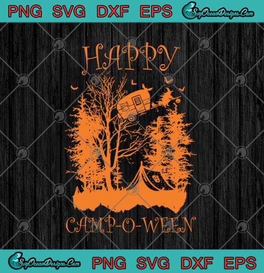 Happy Camp O Ween Witch Funny Camping Halloween