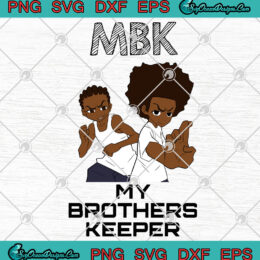 The Boondocks Huey & Riley MBK My Brother's Keeper SVG PNG EPS DXF Cricut File Silhouette Art