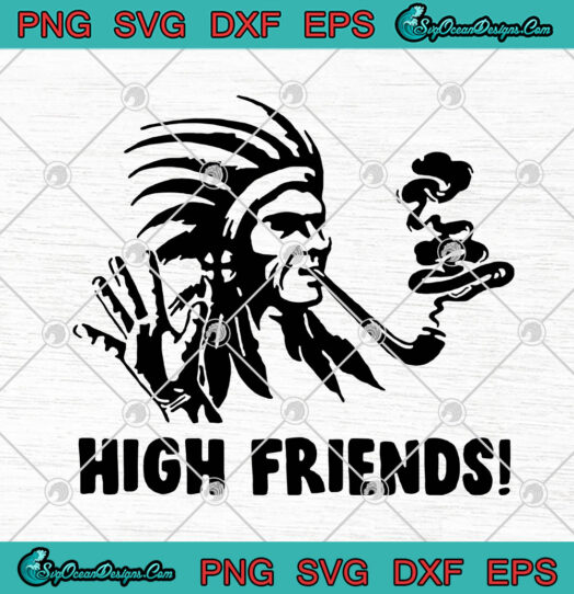 Native America High friends svg
