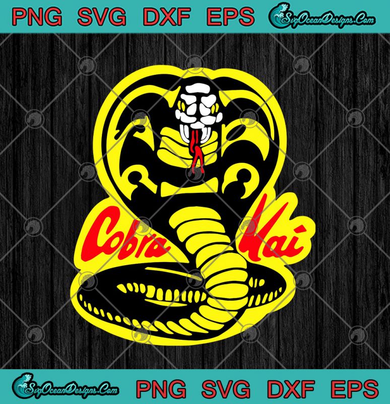 The Karate Kid Cobra Kai Logo SVG PNG EPS DXF - Cobra Kai TV Series ...