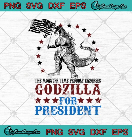 The Monster Time Proudly Endorses Godzilla For President