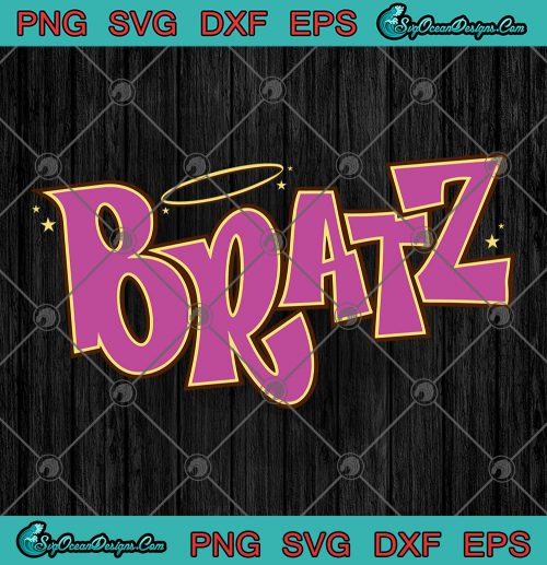 Bratz Pink Classic Logo SVG PNG EPS DXF Cricut File Silhouette Art