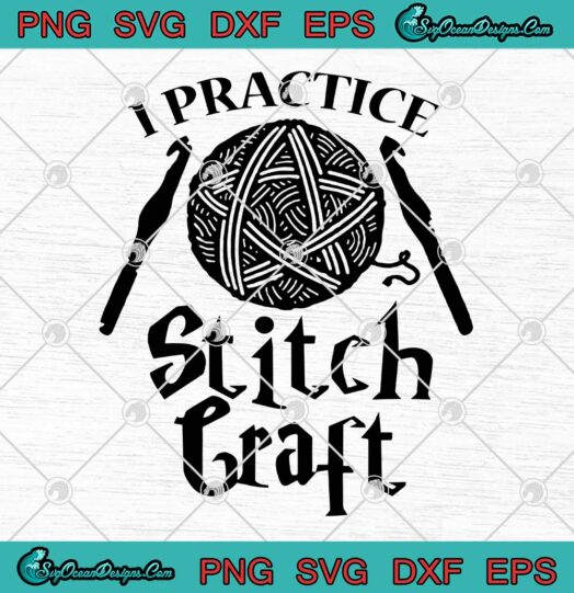 Crochet I Practice Stitch Craft svg