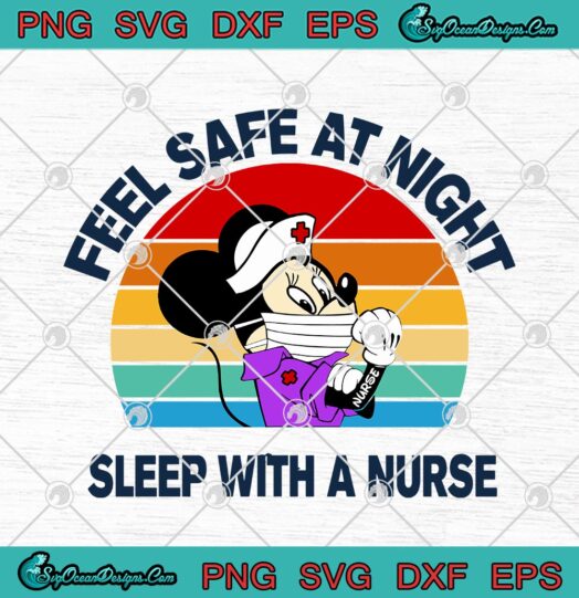Disney Mickey Mouse Strong Nurse Feel Safe At Night Sleep With A Nurse