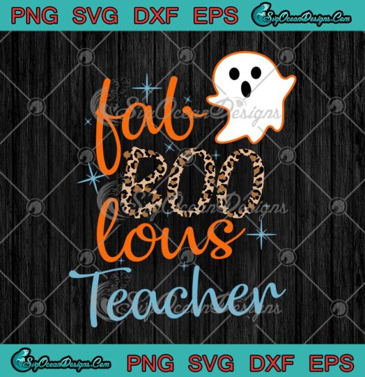 Fab Boo Lous Teacher Happy Halloween