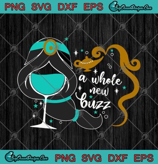Jasmine Princess Wine Glass A Whole New Buzz Disney