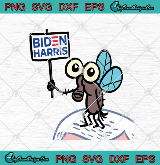 Mike Pence Fly For Biden Harris 2020 Funny Debate Fly On Mike Pences Head