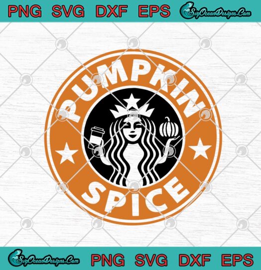 Pumpkin Spice Starbucks Logo Halloween