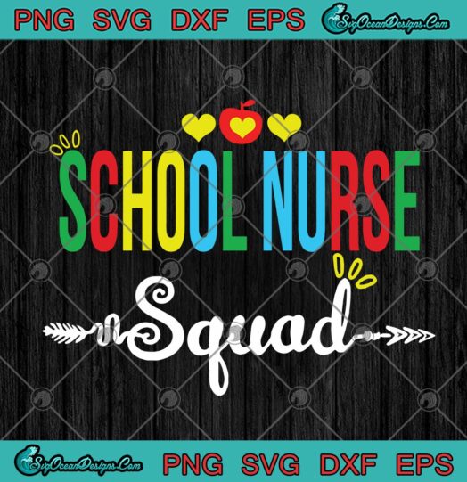 School Nurse Squad Funny Back to School