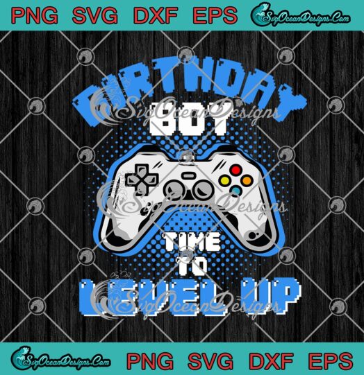 Birthday Boy Time To Level Up Video Game Birthday Party Gaming Gamer