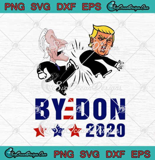 Byedon 2020 Joe Biden Kicks Donald Trump American Election 2020