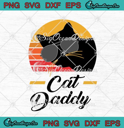 Cat Daddy Black Cat Sunglasses Vintage Fathers Day