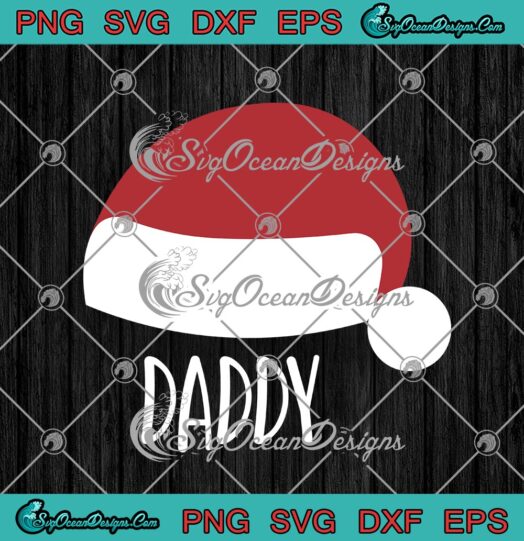 Daddy Christmas Santa Hat With Name Christmas Family