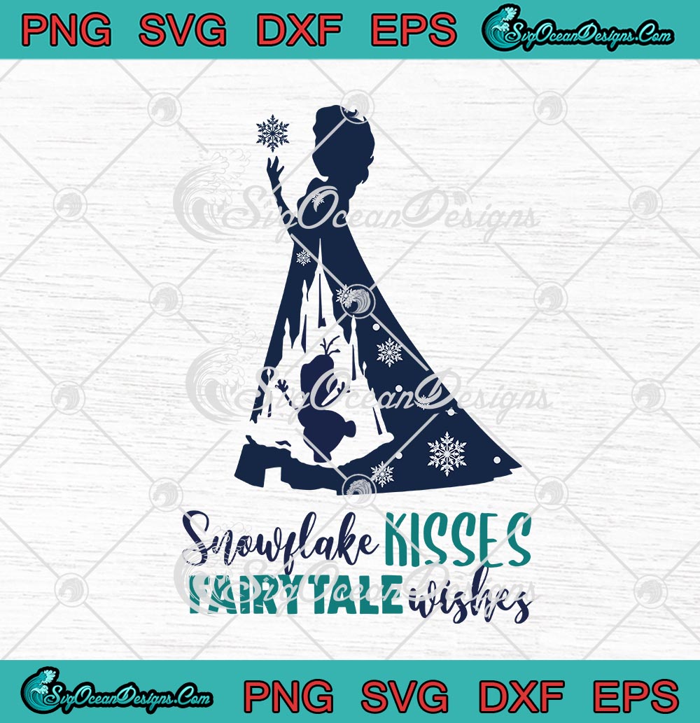 Download Disney Frozen Elsa Snowflake Kisses Fairytale Wishes SVG ...
